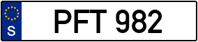 Truck License Plate